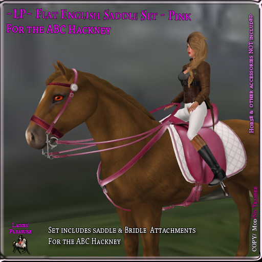 ~LP~ Flat English Set ABC Hackney (boxed) Pink