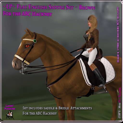 ~LP~ Flat English Set ABC Hackney (boxed) Brown