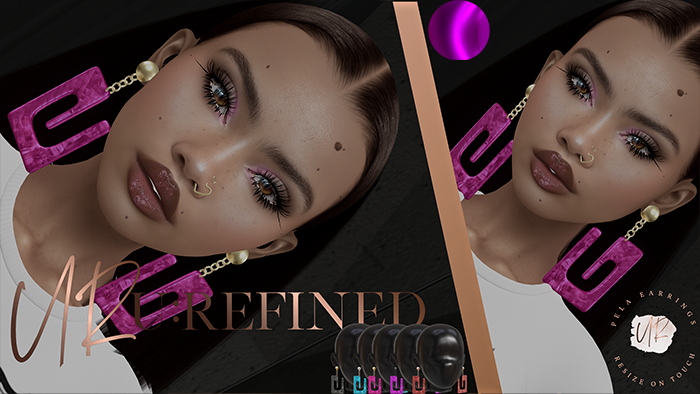 {U:Refined} Pela Earrings [Purple]