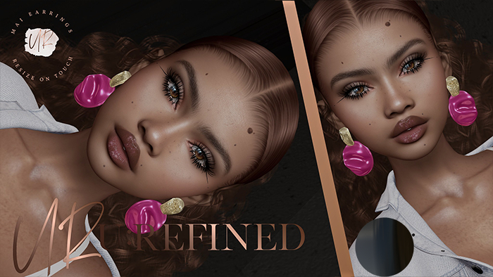 {U:Refined} Mai Earrings [Black]