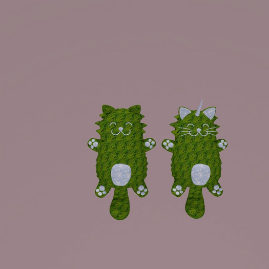 Cinched. Green Kitty Set