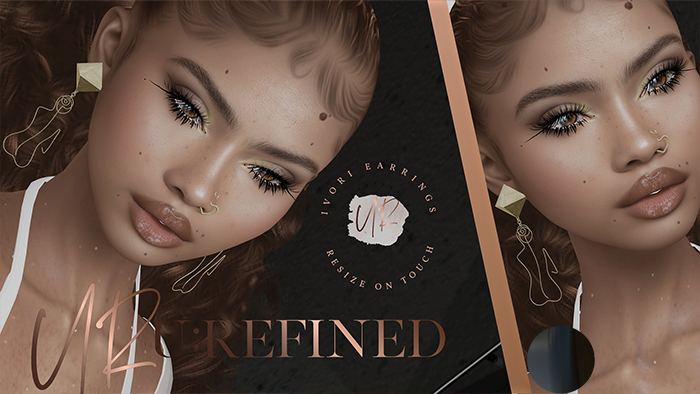 {U:Reined} Ivori Earrings [Black]