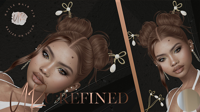 {U:Refined} Halle Hair Pin [SILVER]