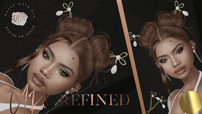 {U:Refined} Halle Hair Pin [GOLD]