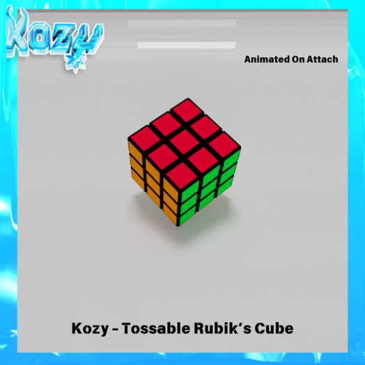 Kozy - Rubik's Cube Tosser