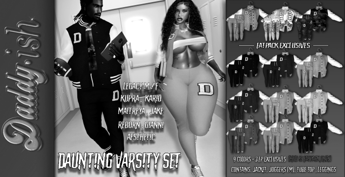 !D - Daunting Varsity Set FEMALE *DEMO*