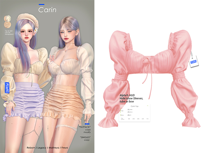 MIWAS / Carin Top #Pink