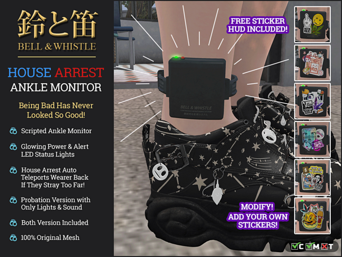 [B&W] House Arrest Ankle Monitor
