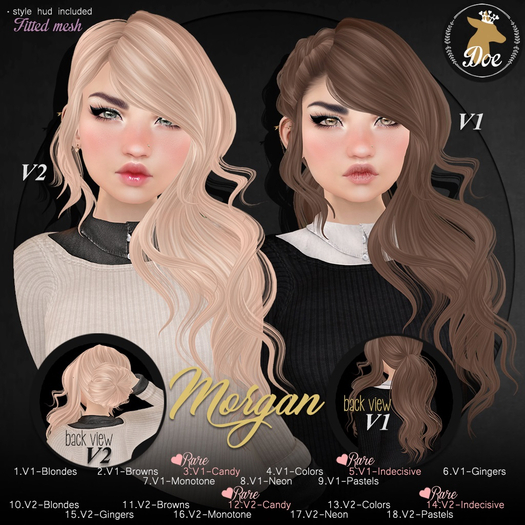 18.Doe: Morgan V2 - Pastels