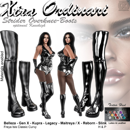 *XO* Strider-Overknee Boots
