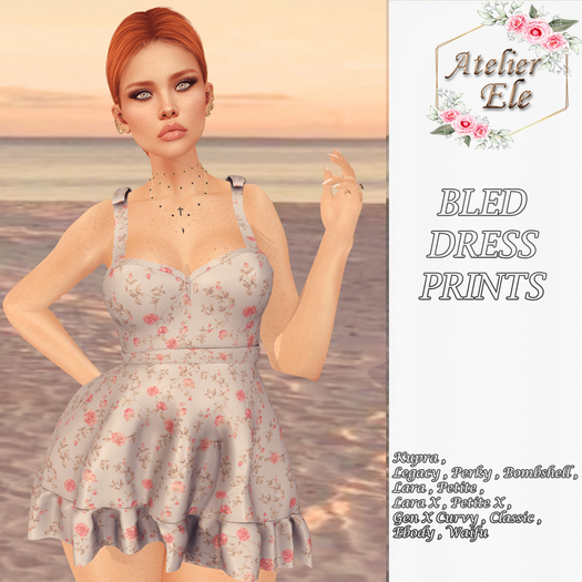 {AE}  BLED DRESS  PRINTS
