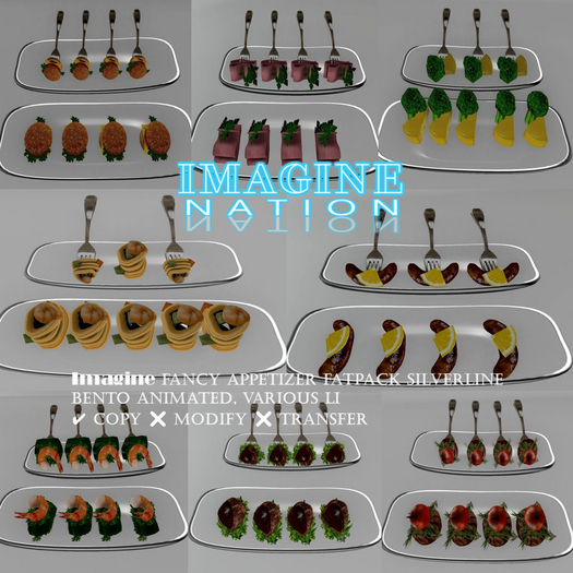 Imagine Fancy Appetizers Silverline Fatpack 