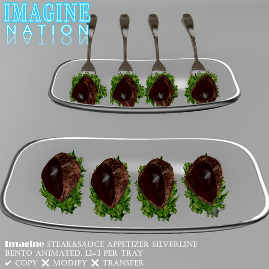 Imagine Steak&Sauce Appetizer Silverline