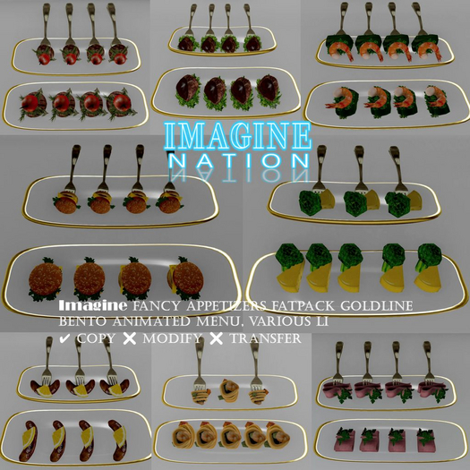 Imagine Fancy Appetizers Goldline Fatpack