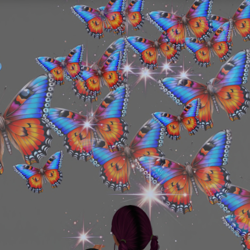 Butterfly Confetti Thrower Tosser