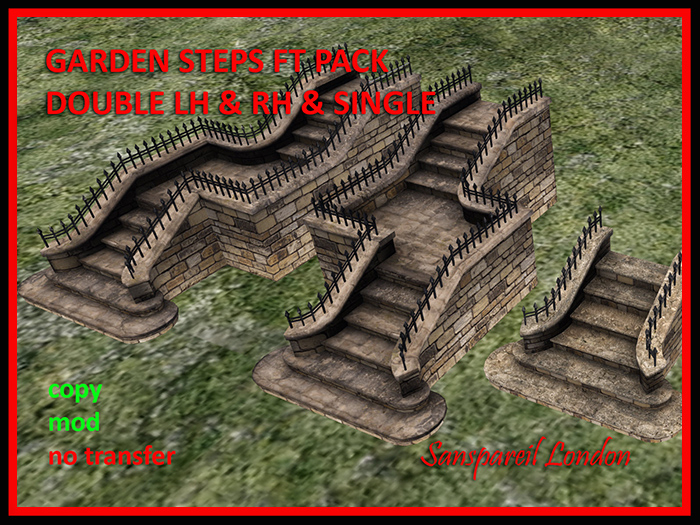 FAT PACK Sandstone Garden Steps