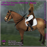 ~LP~ Flat English Set ABC Lundy  (boxed) Brown