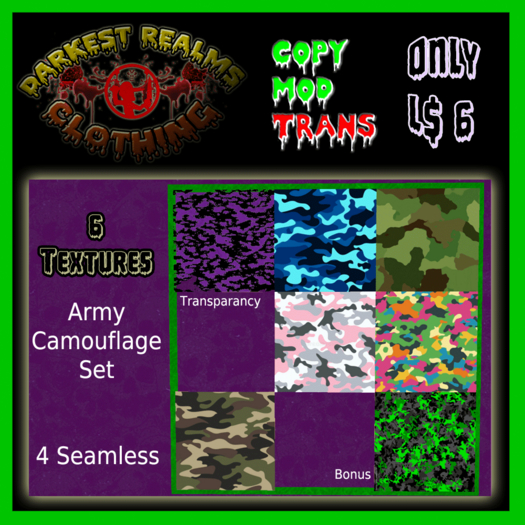 DRC - Textures - Army Camouflage Patterns - Camo