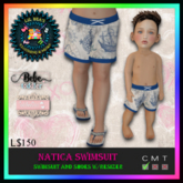 *LBD* Nautica Swim Trunks- Bebe/TD