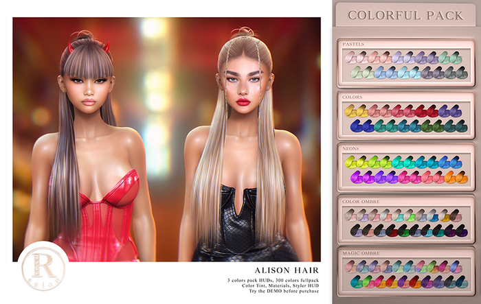 RAMA.SALON - Alison Hair 'Colorful Pack'