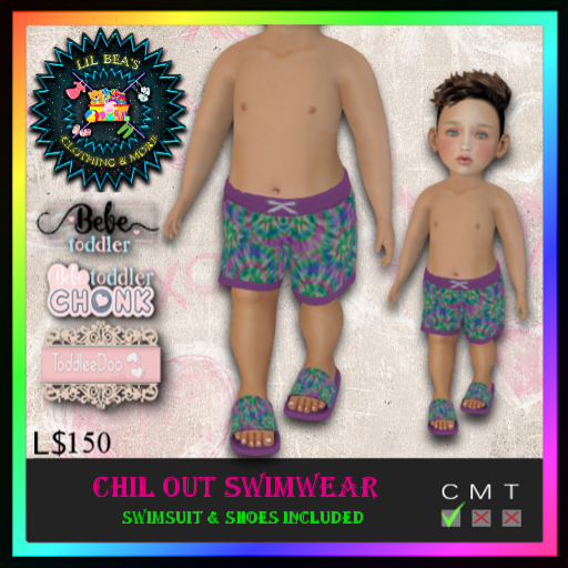 *LBD* Chilli Out Trunks - BeBe/TD