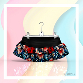 Black Tropical Skirt LaraX