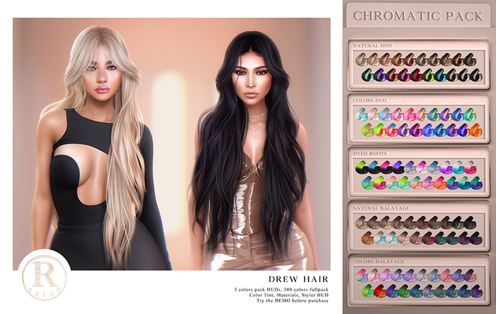 RAMA.SALON - Drew Hair 'Chromatic Pack'