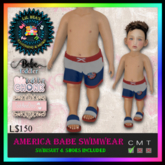 *LBD* American Babe Trunks - KIDS