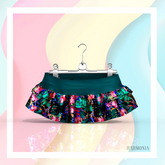 Turqoise Tropical Skirt LaraX