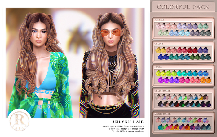 RAMA.SALON - Jeilynn Hair 'Colorful Pack'