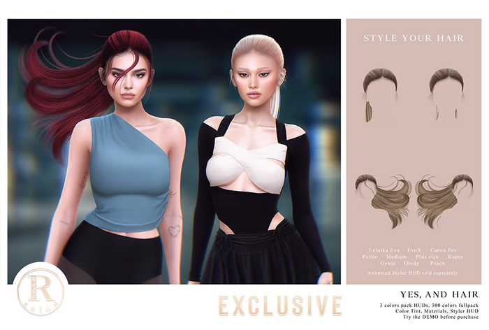 RAMA.SALON - yes, and Hair 'EXCLUSIVE Pack'