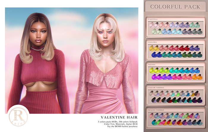 RAMA.SALON - Valentine Hair 'Colorful Pack'