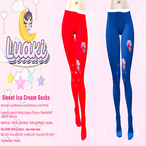 Luaki Sweet Ice Cream Socks