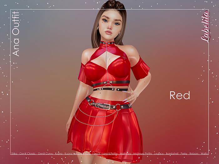 [LABELITA] Ana Outfit Red