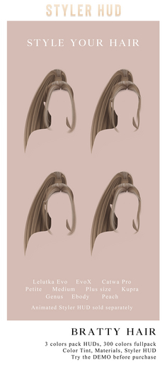 RAMA.SALON - Bratty Hair Styler HUD