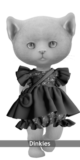 !!! Revna !!! 600 Ruffle dress Dinkies 5 MIN DEMO