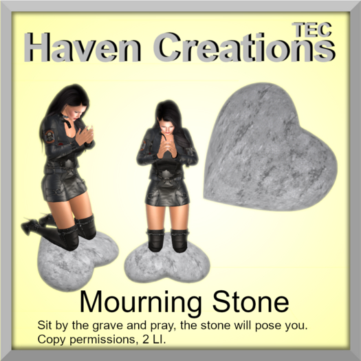 *HC* Mourning Pray Heart Stone