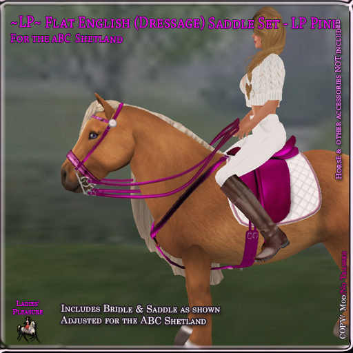 ~LP~ Flat English Set ABC Shetland (boxed) LP Pink