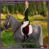 ~LP~ Flat Dressage Saddle Set [BOXED] ABC NF Red