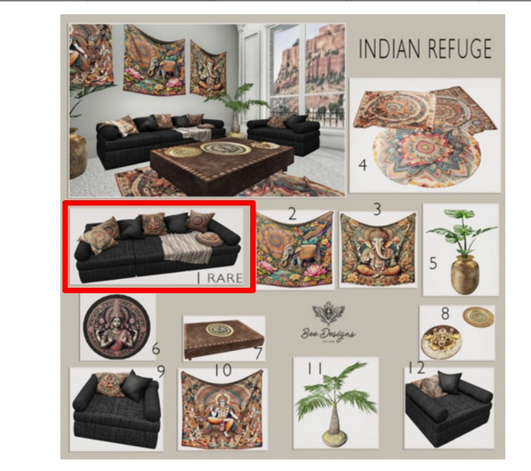 01 Bee Designs Indian Refuge RARE