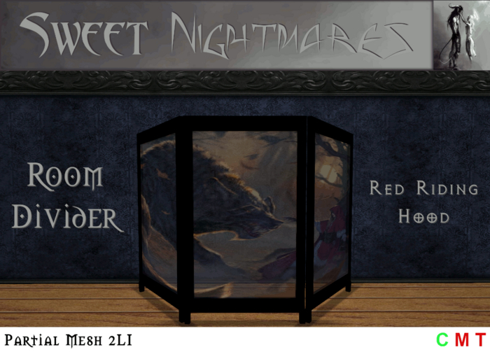 ~Sweet Nightmares~ Room Divider - Red Riding Hood