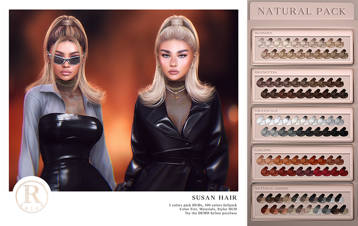 RAMA.SALON - Susan Hair 'Naturals Pack'