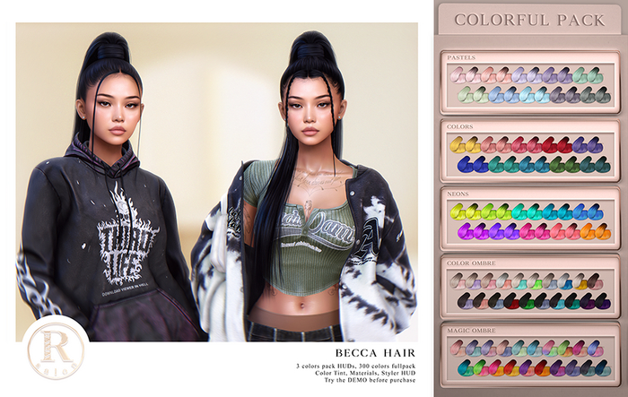 RAMA.SALON - Becca Hair 'Colorful Pack'