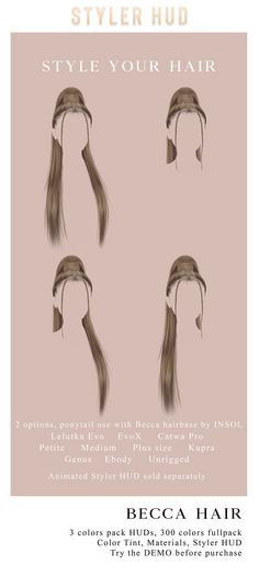 RAMA.SALON - Becca Hair Styler HUD