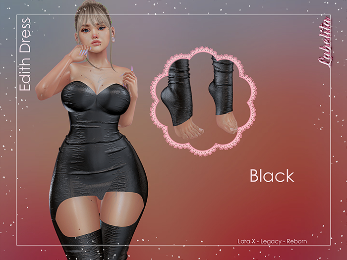 [LABELITA] Edith Dress Black