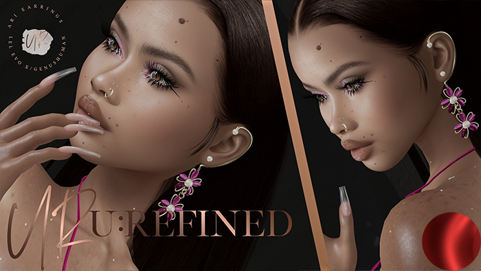{U:Refined} Ari Earrings [Red]
