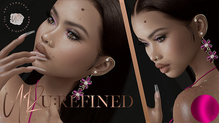 {U:Refined} Ari Earrings [Pink]