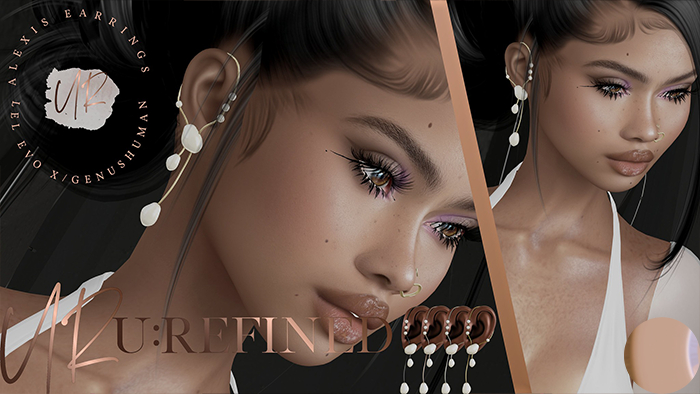 {U:Refined} Alexis Earrings [Copper]