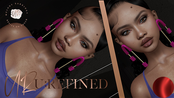 {U:Refined} Melody Earrings [Red]
