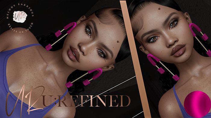 {U:Refined} Melody Earrings [Pink]